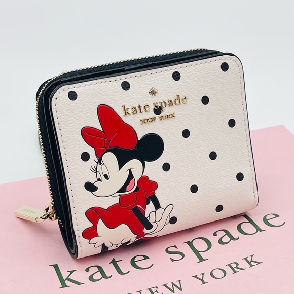 kate spade Handbags - Kate Spade Disney X Minnie Mouse Zip Around Wallet